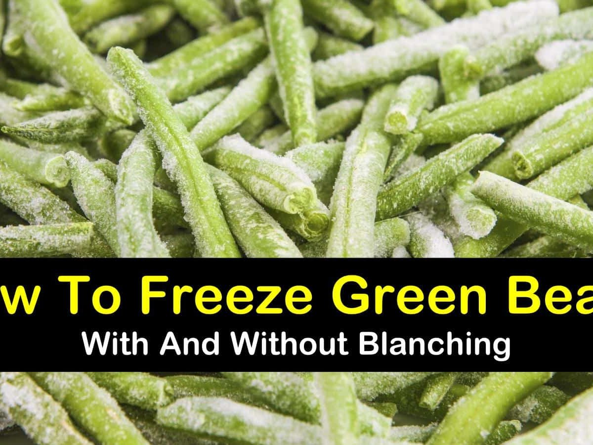 2 Amazing Ways To Freeze Green Beans