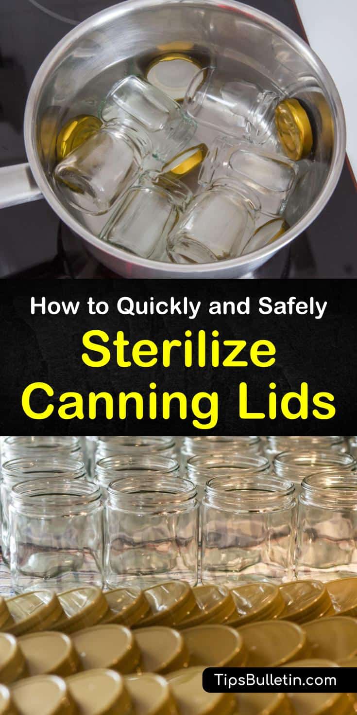 Learn how to sterilize canning lids so you can make your own gifts by canning for the holidays. Let us teach you all about safe food storage, including cleaning canning lids and sterilizing jars. #homecanners #canning #sterilize #canninglids