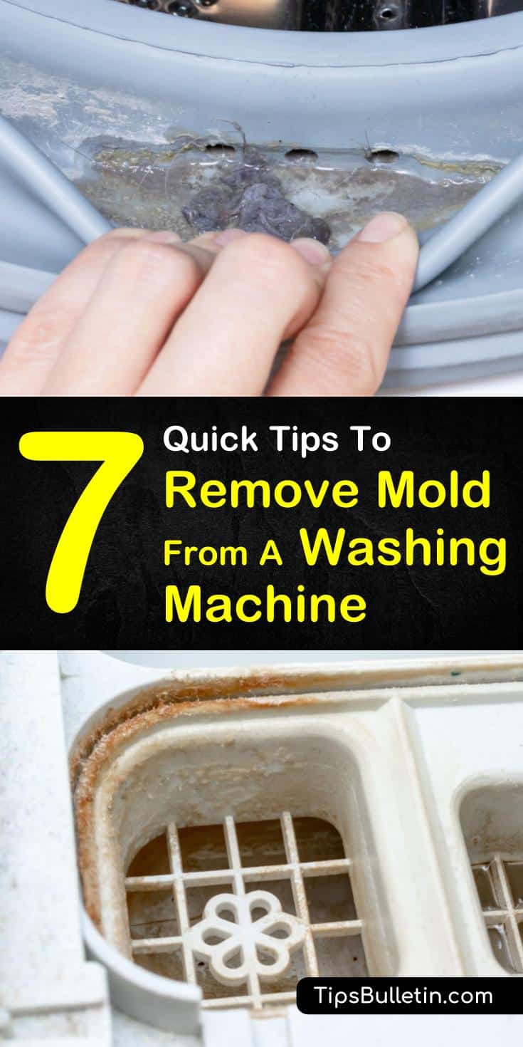 Discover how to remove mold from washing machine. With simple tricks and household ingredients, you can get your washing machine free of mold and learn how to keep it that way. #washingmachine #laundry #mold #mildew