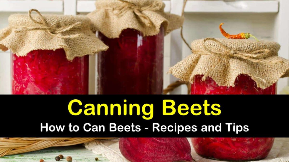 3 Yummy Ways to Can Beets