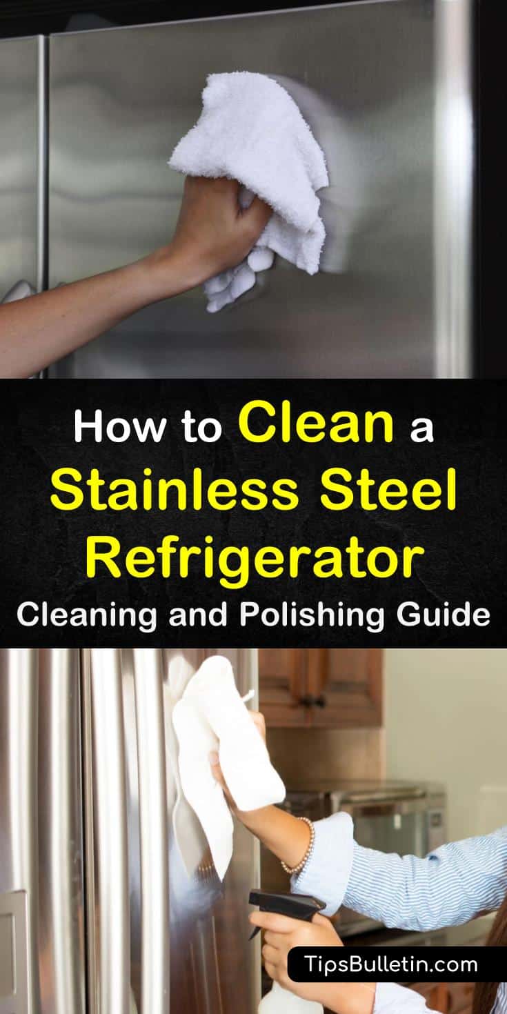 Stainless steel appliances look nice, but they take a lot of work to keep clean. Learn how to remove fingerprints from refrigerators using olive oils and vinegar as your main cleaning products. #cleaning #stainlesssteel #fridge