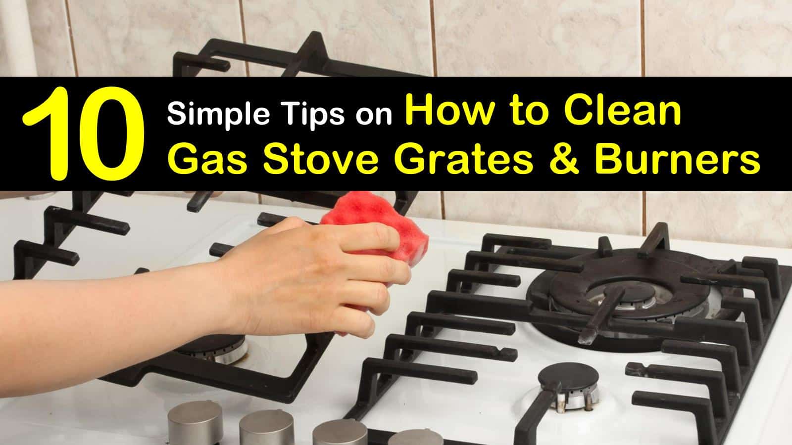 25 Simple Ways to Clean Gas Stove Grates