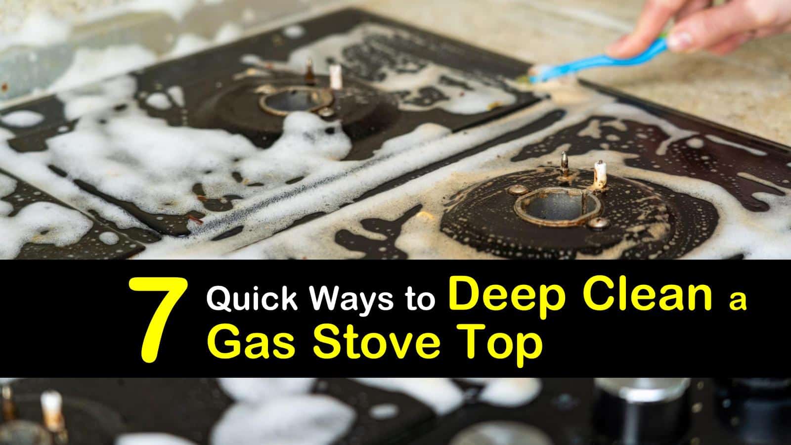 Diy Gas Stove Top Cleaner How To Really Clean A Stove Top Even All