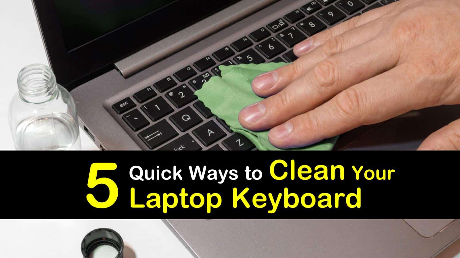 5 Quick Ways to Clean Your Laptop Keyboard