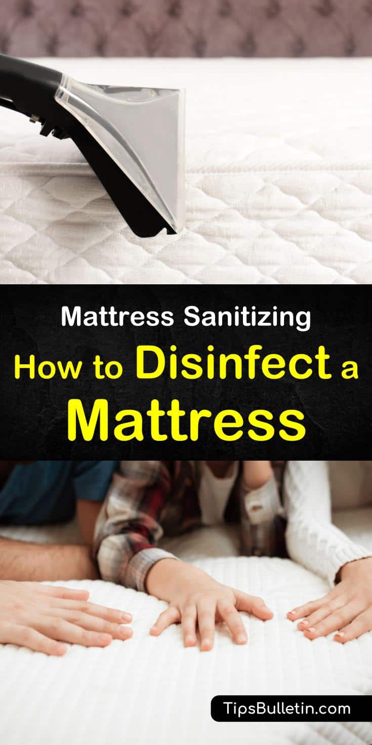 Discover how to disinfect a mattress with baking soda, essential oils, and white vinegar. Our mattress cleaning tips will keep your bedding fresh and your family sleeping soundly. You won’t believe the difference a cleaning can make! #disinfect #mattress