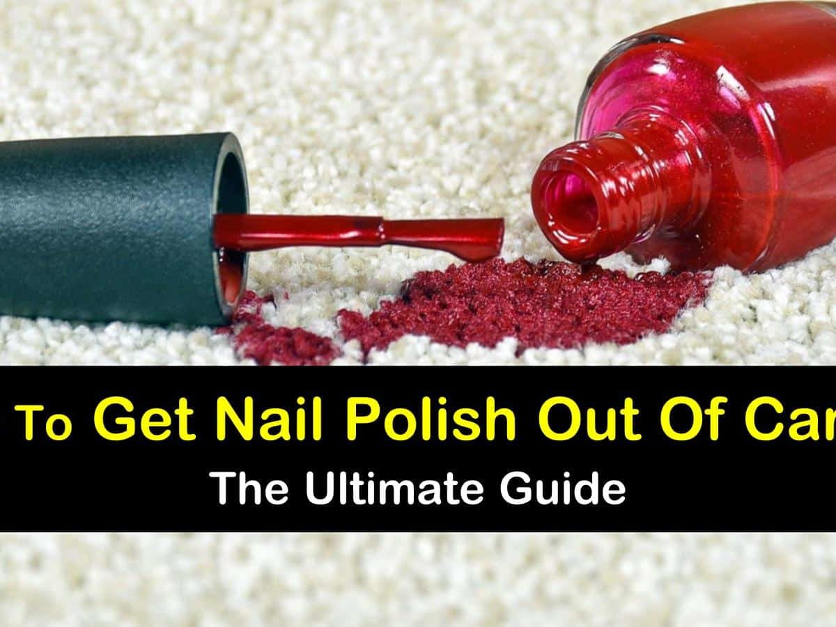 7 Foolproof Ways to Get Nail Polish Out of Carpet