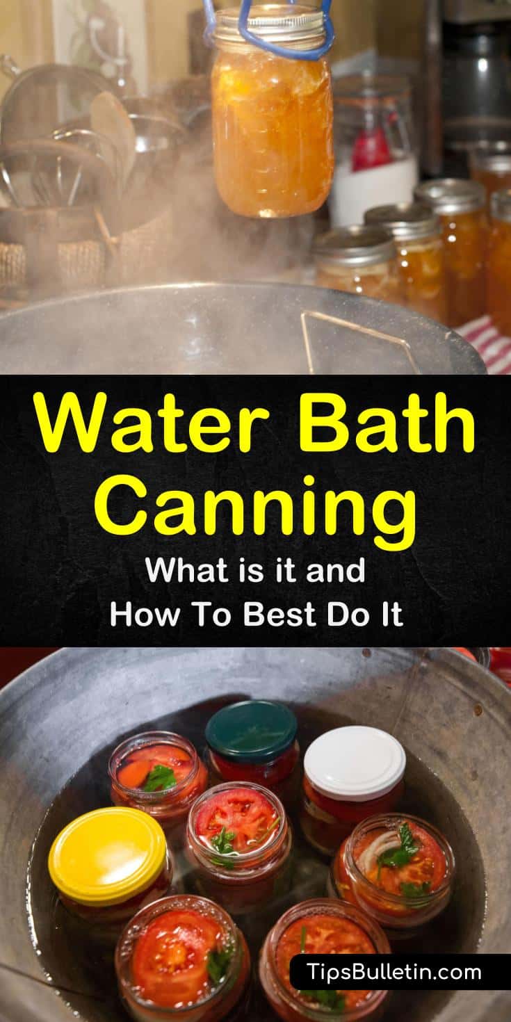 Water bath canning is the easiest canning method for beginners. With hundreds of canning recipes available online you can learn how to easy it is to use water bath canning to make your own pickles, can whole tomatoes, bottle spaghetti sauce, and so much more. #waterbathcanning