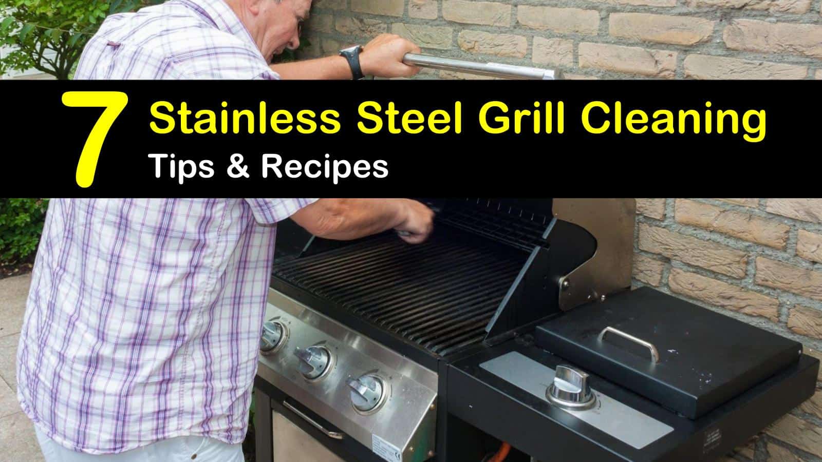 how to clean a stainless steel grill titleimg1