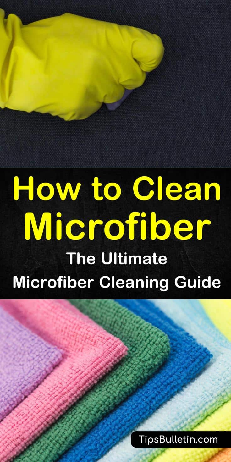 Learn how to clean microfiber cloths, chairs, and other microfiber furniture. Try these simple cleaning tips on your microfiber products for a deep clean. Discover some DIY microfiber cleaners to suit every microfiber item in your home. #clean #microfiber #cloths #furniture