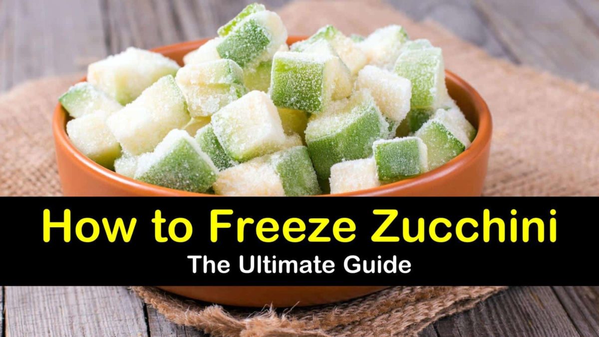 2 Smart & Easy Ways to Freeze Zucchini