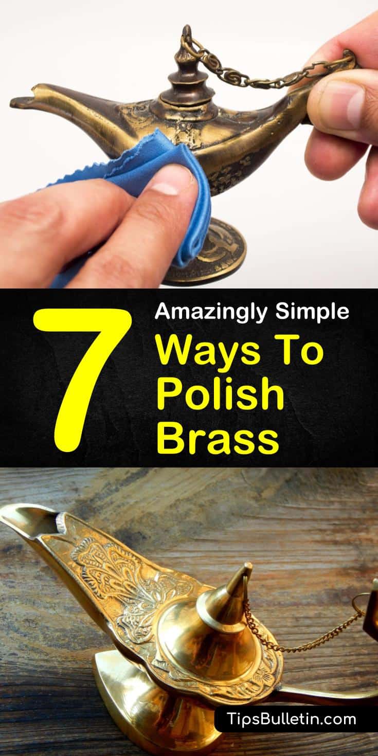 Learn how to polish brass naturally using products like lemon juice and baking soda. Find out how to remove tarnish from brass using these DIY cleaners. Use these easy brass cleaning tips on your jewelry, candlesticks, or hardware. #polish #brass #tarnish #diy