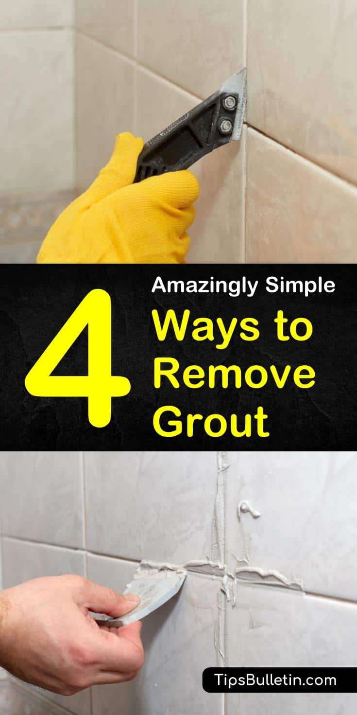 If your grout has become dingy, you may want to learn how to remove grout so that you can put some bright new grout in its place. Take note of these expert tips to do it the right way. #grout #removegrout #groutremoval