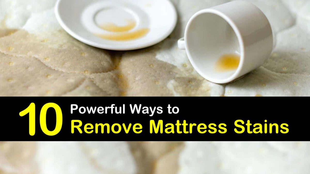 10 Powerful Ways to Remove Mattress Stains