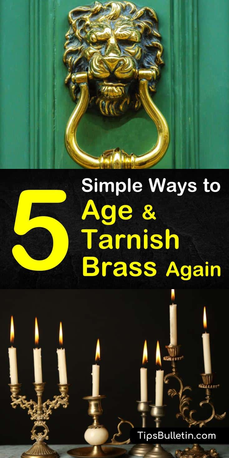 Discover the best options for how to tarnish brass using supplies like vinegar, ammonia, and paint. Find out how to remove lacquer from brass before cleaning and aging brass. Use these 5 amazing solutions on your brass cuff bracelets, rings, and brass fixtures. #tarnish #brass #antique #aged