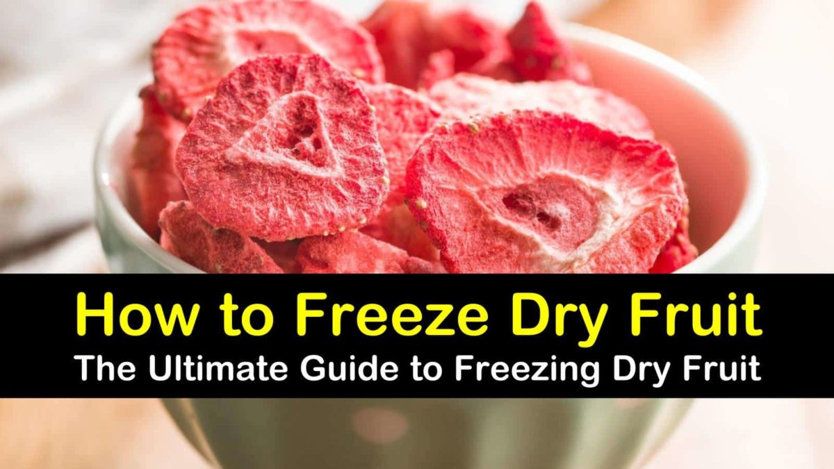 5 Quick Ways to Freeze Dry Fruit