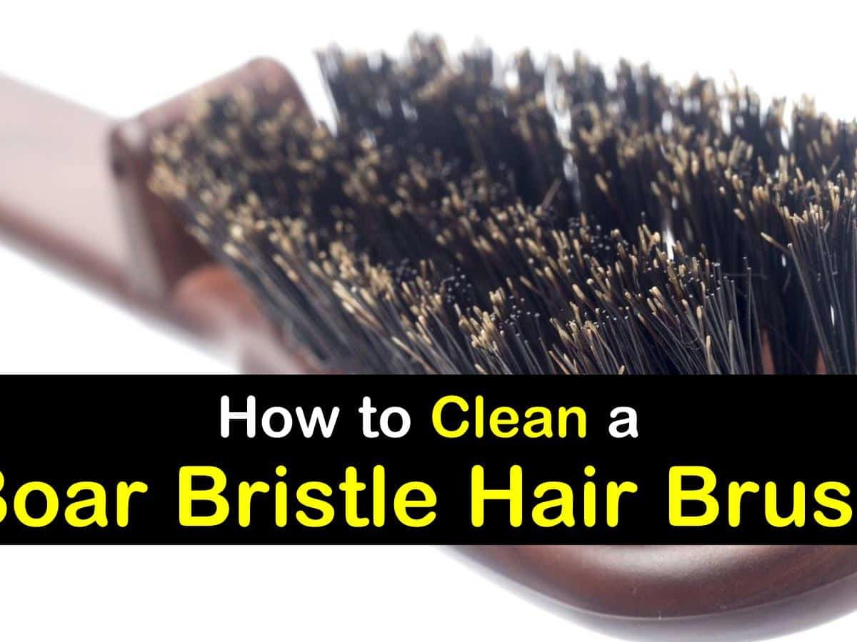 How to clean a Boar Bristle Brush - like new! - Just Primal Things