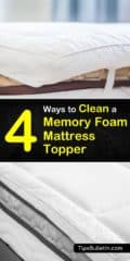 4 Simple Ways to Clean a Memory Foam Mattress Topper