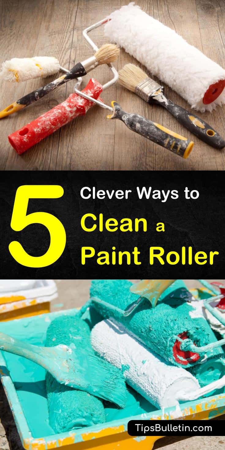 Discover the 5 most ingenious tips for cleaning and maintaining paint rolls and brushes in this article. Design studios, the family handyman, and professional house painters alike can benefit from the tips and tricks in this guide. #paintrollercleaning #clean #paintroller