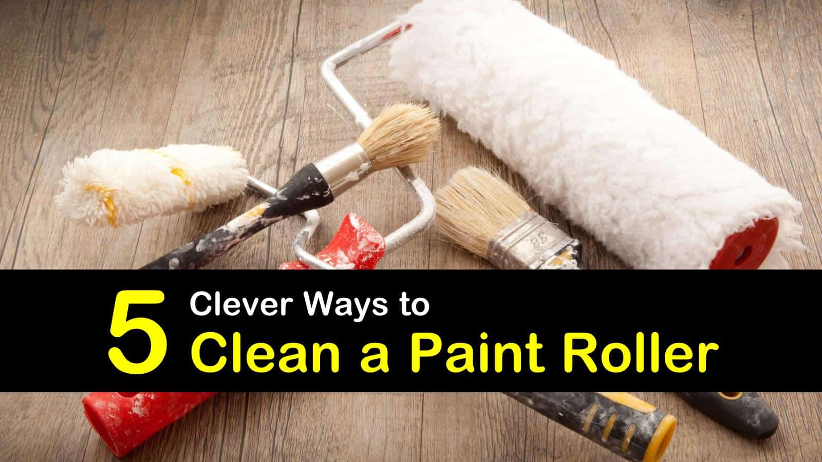 how to clean a paint roller titleimg1