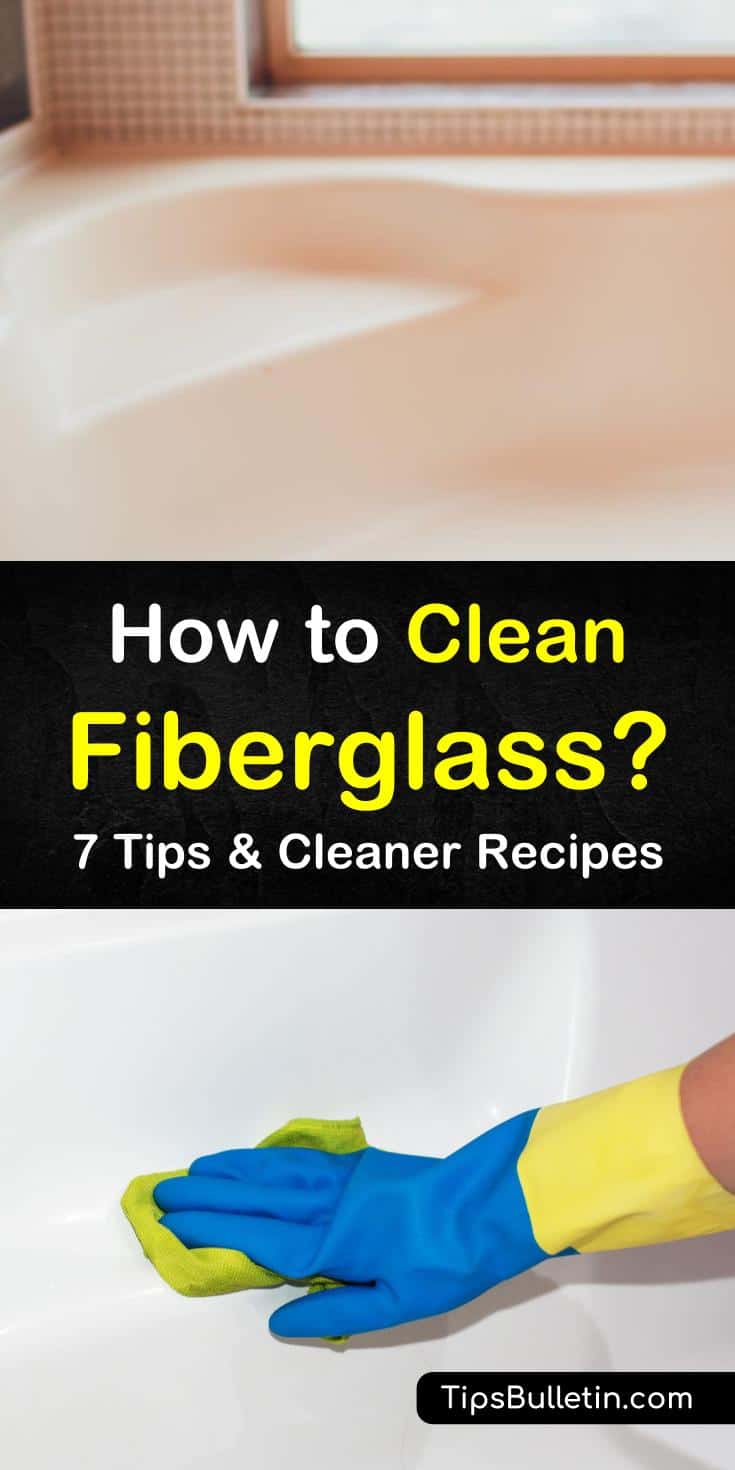 You can easily clean grime, mildew, and soap scum from fiberglass materials. Cleaning fiberglass is easy using warm water, white vinegar, and other household cleaning products. You can even use these cleaning solutions to clean a boat. #fiberglass #cleaning #cleanfiberglass