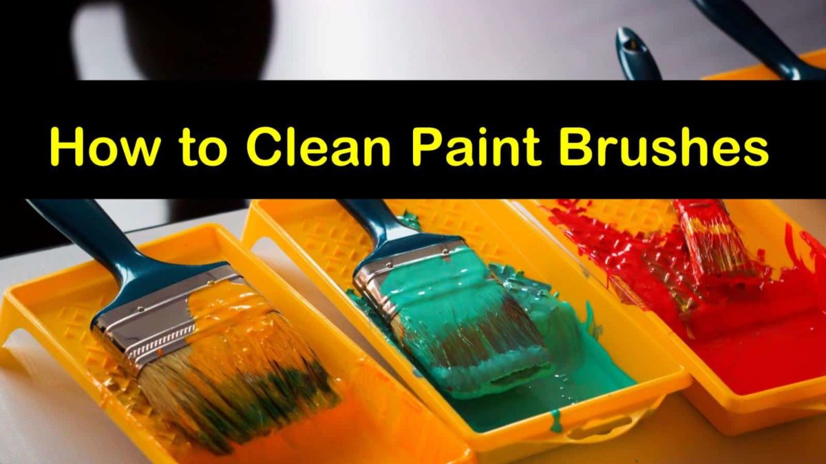 8+ Creative Ways to Clean Paint Brushes