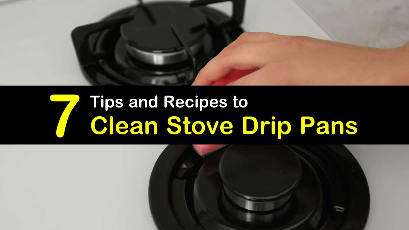 how to clean stove drip pans titleimg1