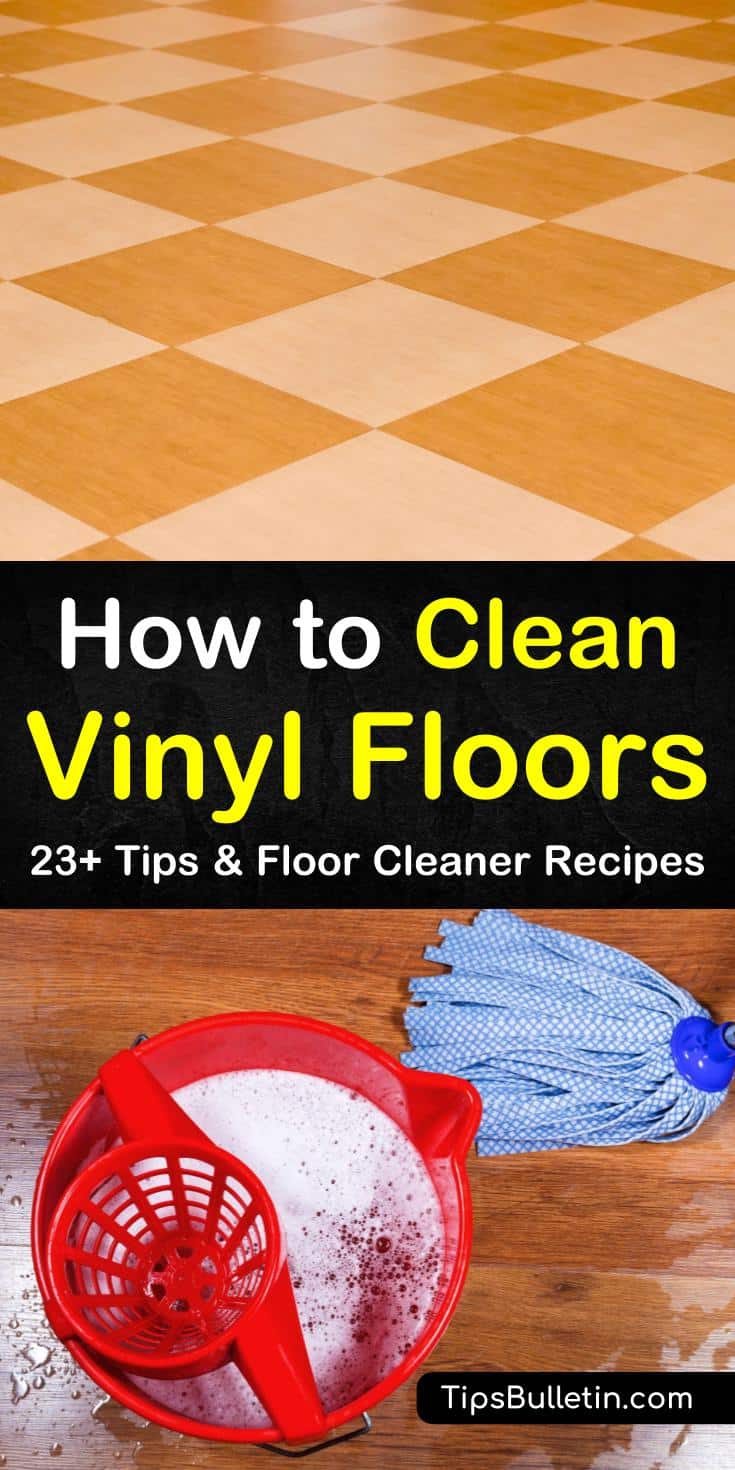 Discover how to clean vinyl floors with our guide. We give you the perfect vinyl tile cleaning solution for scuffs on laminate and show you cleaning options involving hot water rinsing. Our article helps you keep your floors looking their best. #cleaningvinyl #vinylfloors #floorcleaning