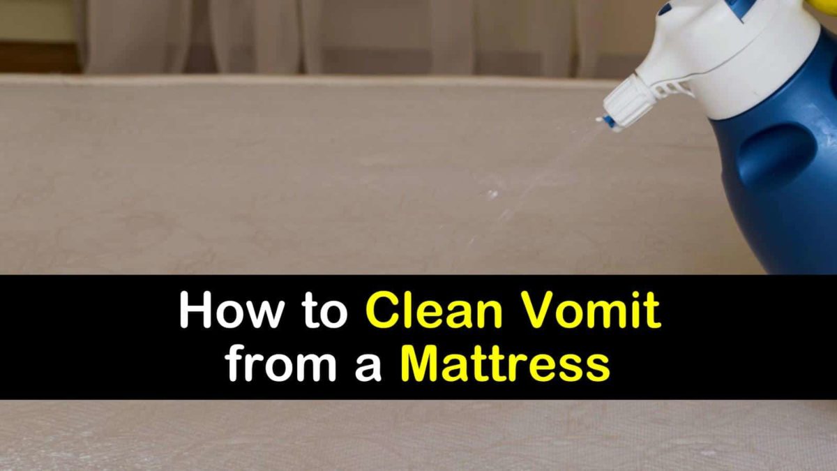 2 Fast & Easy Ways to Clean Vomit from a Mattress