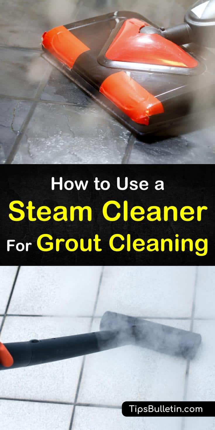 Find out how to use a steam cleaner for grout cleaning with our handy guide. We show you how to get your bathroom and shower floors looking like new again and help you keep your family safe from mold and mildew. #steamcleaner #groutcleaning #steamcleangrout