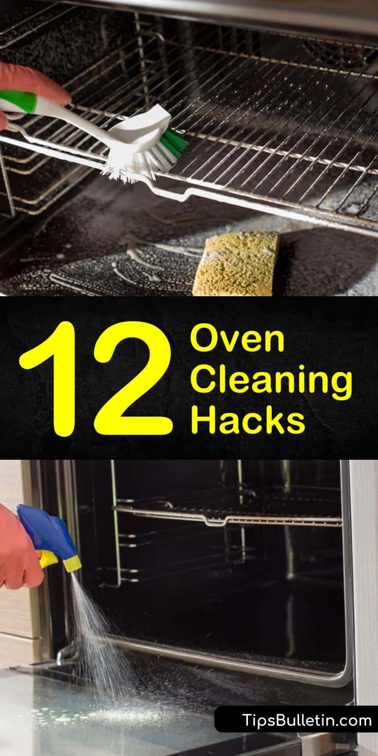 Check out our quick and easy oven cleaning hacks using natural ingredients. We’ve got simple recipes using baking soda, white vinegar, and hydrogen peroxide. You can even steam clean your oven with ammonia. #oven #cleaning #hacks