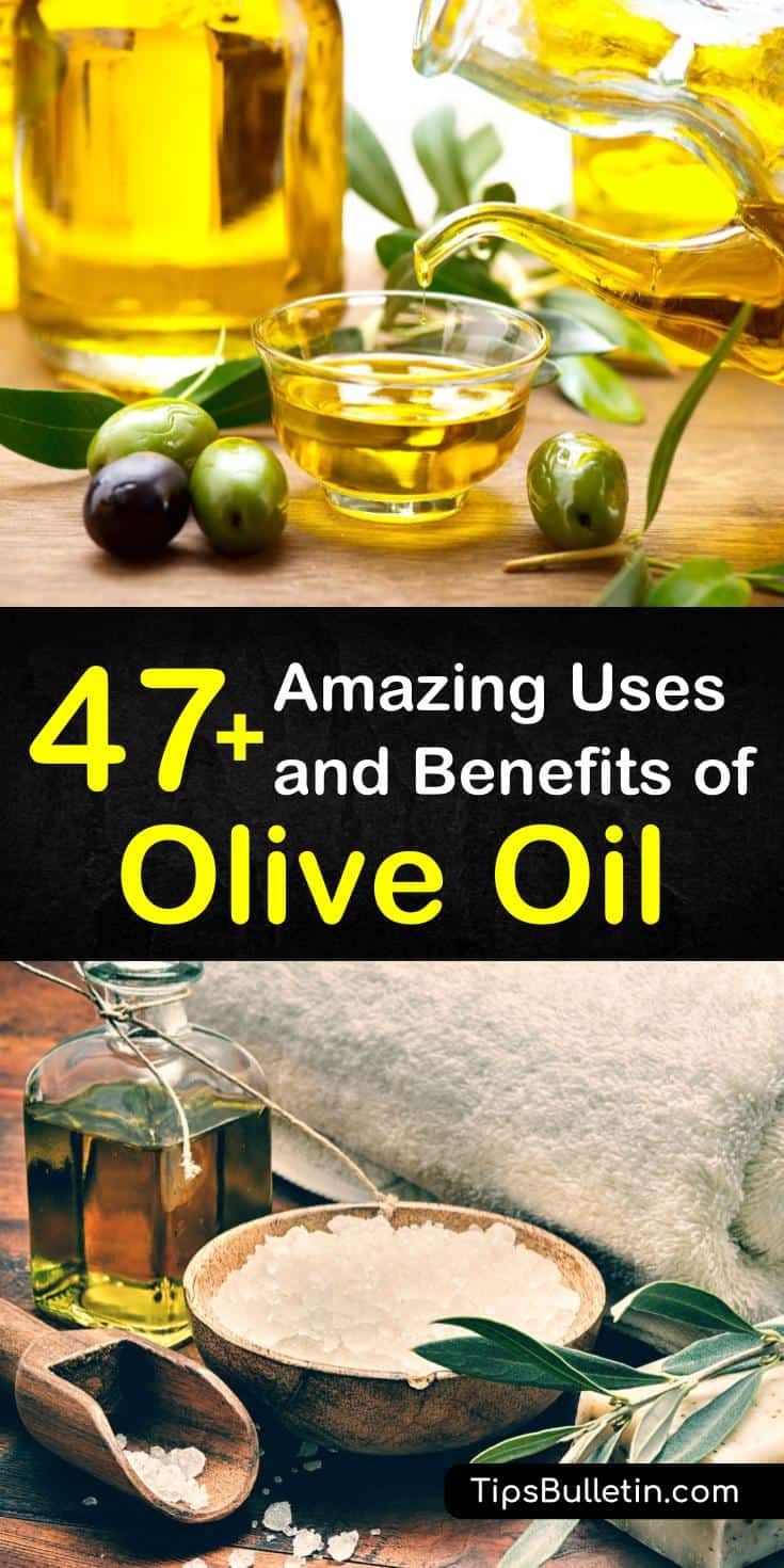 Try any of these spectacular benefits of olive oil for home, health, and beauty routines. Find out how olive oil can reduce your risk of diabetes and heart disease. Learn the best beauty hacks involving olive oil and add them to your skin or hair care regimen. #benefits #oliveoil #beauty #health