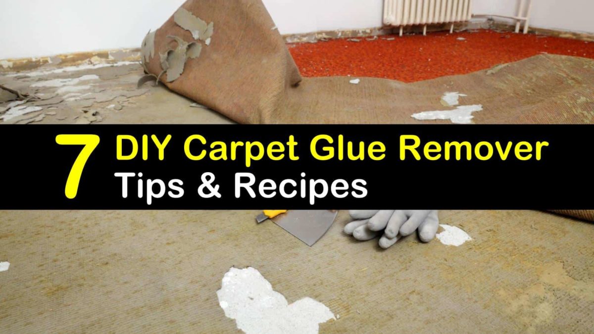 7 Homemade Carpet Glue Remover Recipes, How To Get Tape Glue Off Hardwood Floor