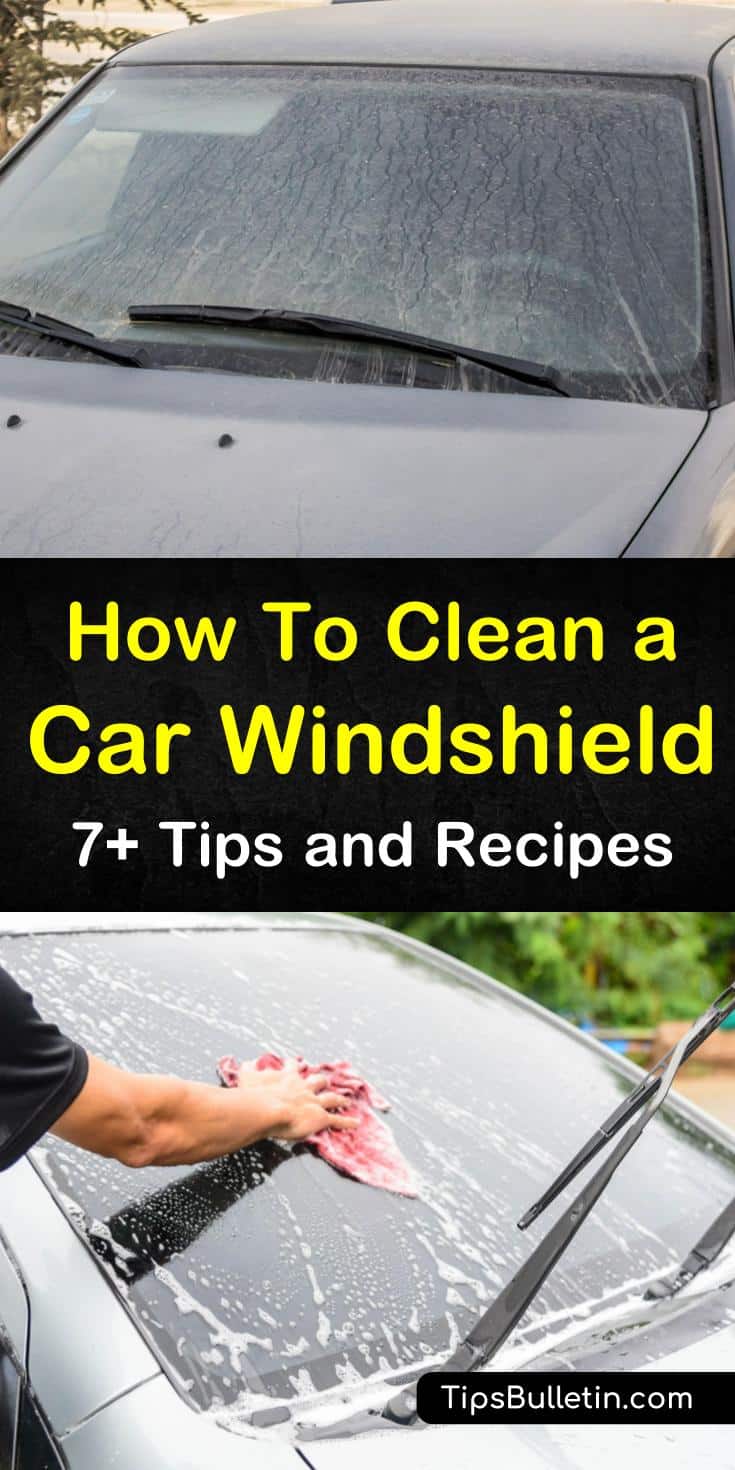 Discover how to clean a car windshield the right way with our comprehensive guide. We show you how to get your car’s glass windshield looking like new again using simple household cleaners and elbow grease. #glasscleaner #carwash #windshields