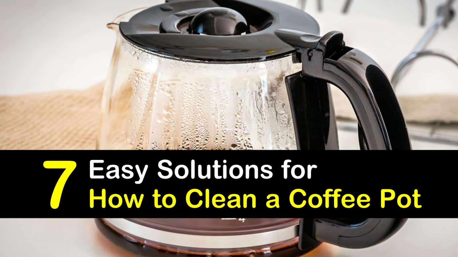 5 Easy Ways to Clean a Coffee Pot