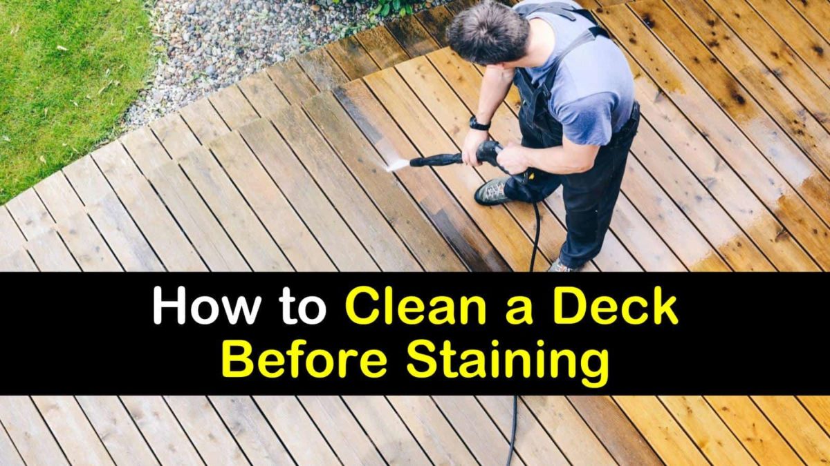 5 Handy Ways to Clean a Deck Before Staining It