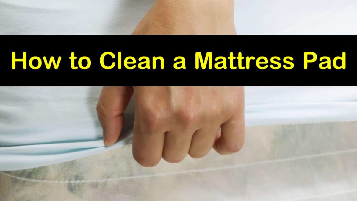 clean mattress pad stain