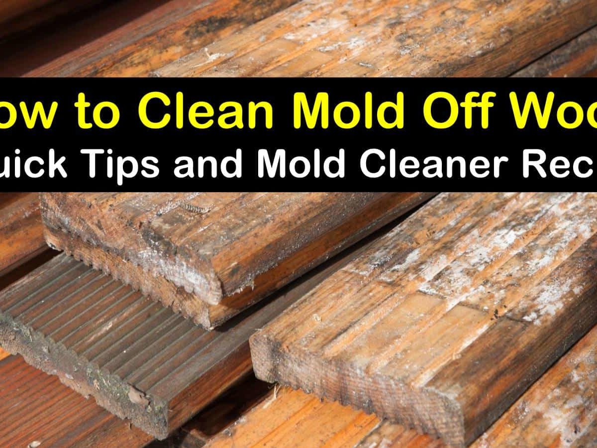 6 Quick Ways To Clean Mold Off Wood, How To Remove Mildew From Hardwood Floors