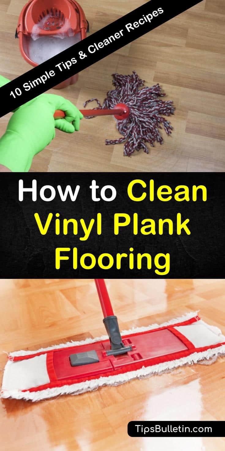 We’ve got vinyl tile and plank floor cleaner recipes using baking soda for removing scuff marks and dirt. We’ve also got a cleaning solution to remove the build up of grime around that doormat and along walk ways. #cleaningvinylplankfloors #cleaningvinylflooring #vinylfloors