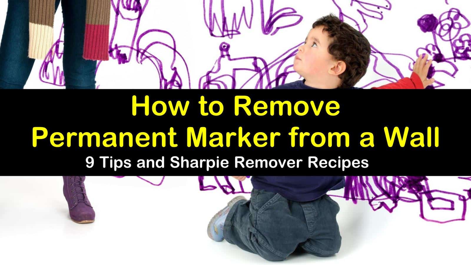 Secret To Getting Permanent Marker Off The Wall! - Youtube