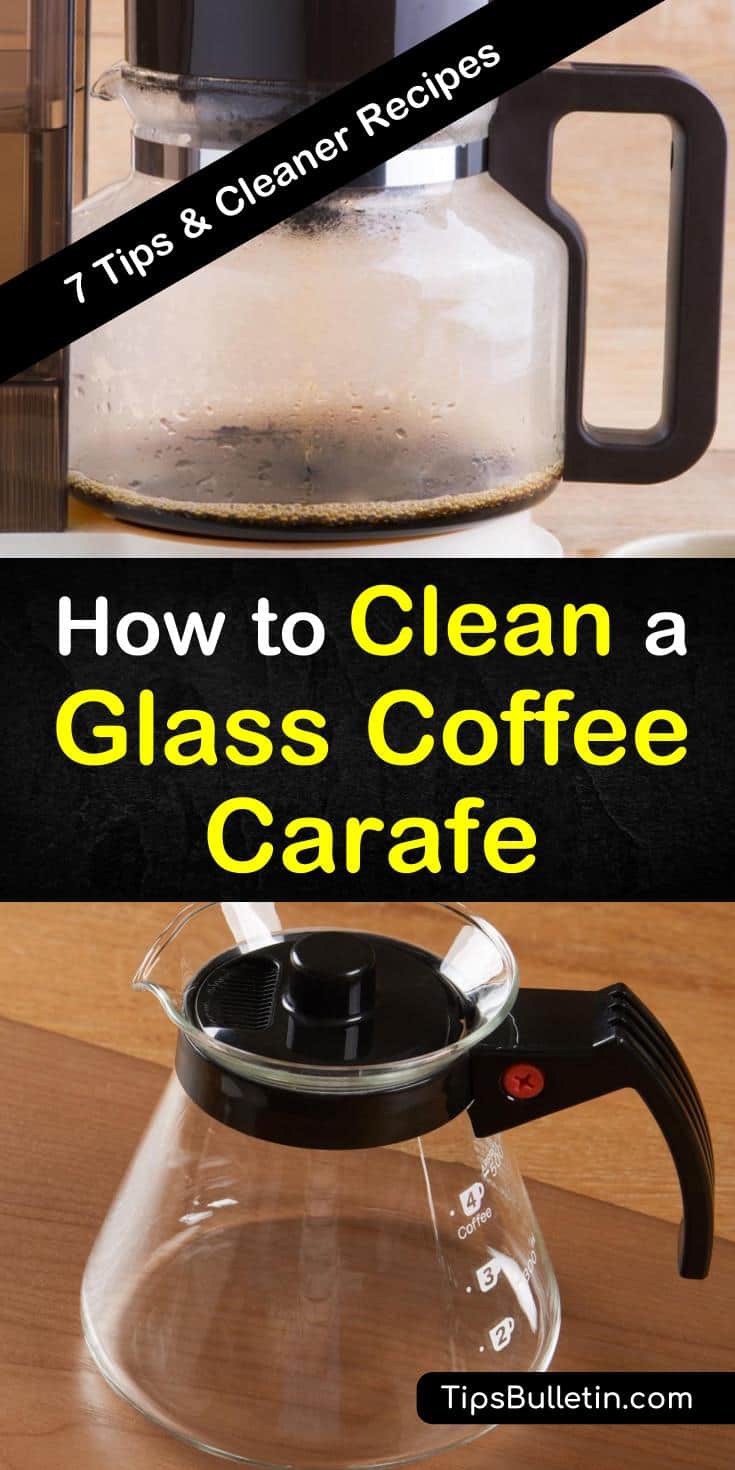 Learn how to carefully clean a glass coffee carafe in this guide. While glass carafes are popular and beautiful, they’re prone to stains and discolorations that might discourage you from using them. Try these tips and tricks for cleaning them now. #cleaning #carafe #glass