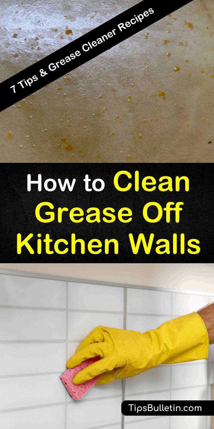 No matter how careful you are when cooking grease and oil, splatters happen. We want to show you how to remove greasy stains from kitchen tiles and surfaces using common ingredients you already have in your kitchen. #grease #wallcleaning #removegrease