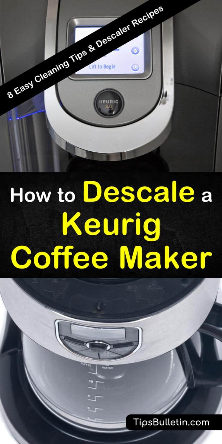 Discover how to descale a Keurig coffee maker using natural ingredients, handy tips, or a Keurig cleaning solution. Learn multiple ways to remove limescale using vinegar. Keep your Keurig espresso machine running smoothly with easy-to-follow instructions. #descalekeurig #coffee #maker