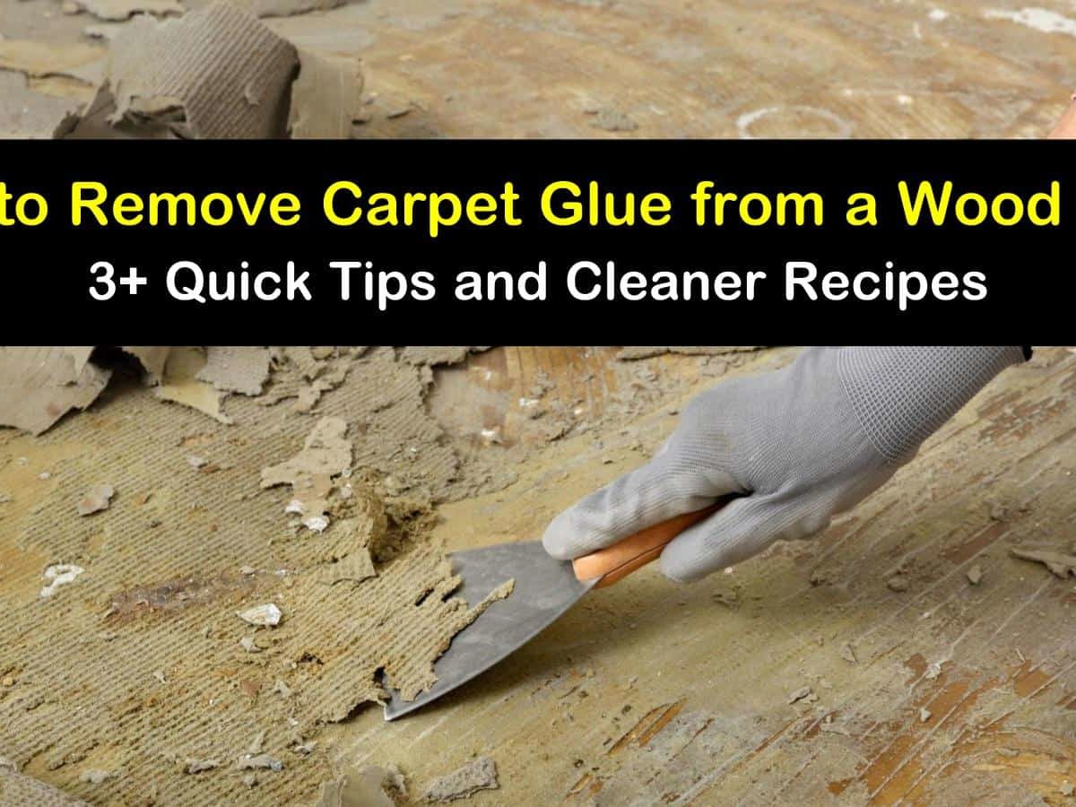 Remove Carpet Glue From A Wood Floor, How To Remove Black Adhesive From Hardwood Floors