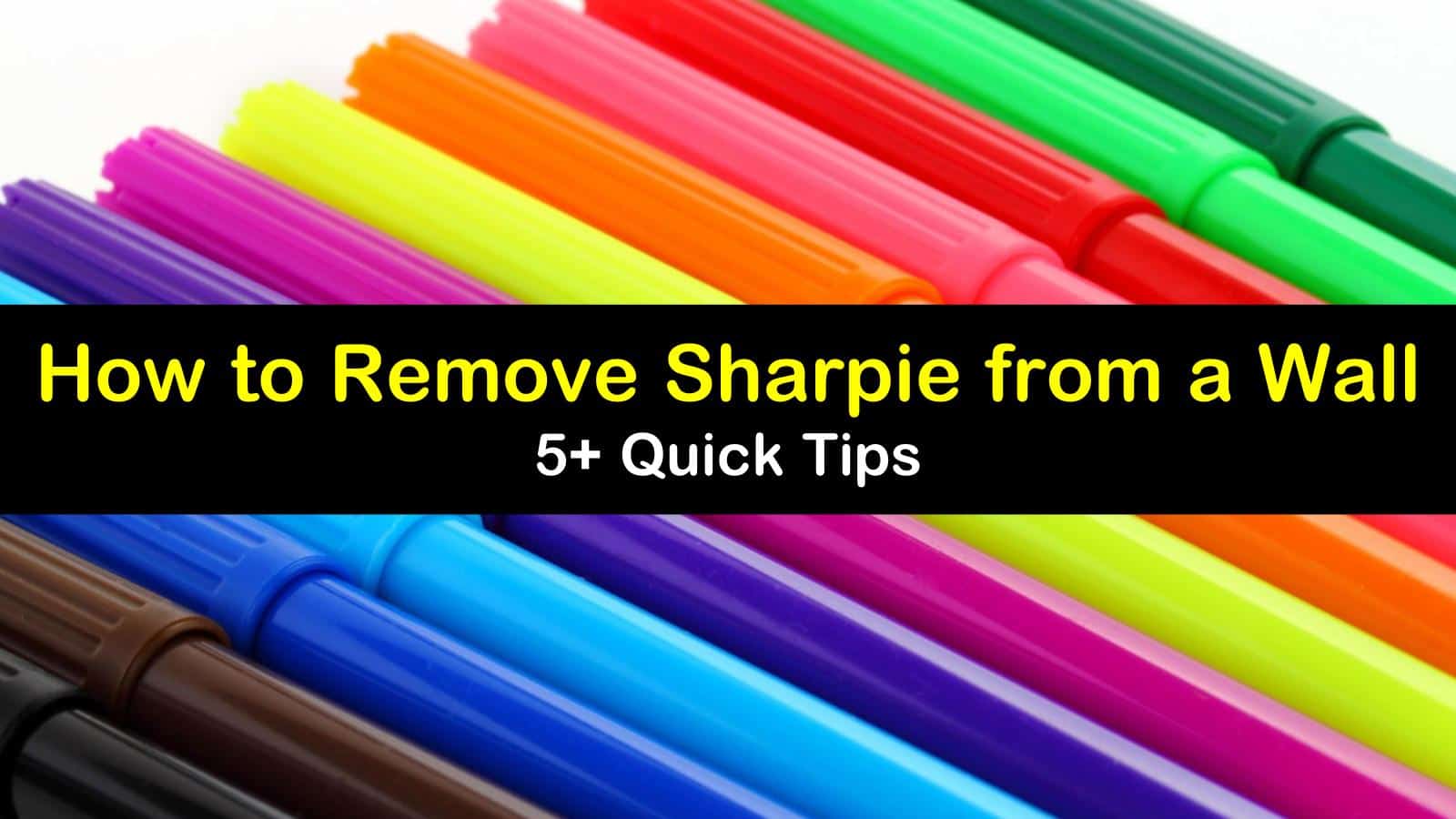 how to remove sharpie from a wall titleimg1