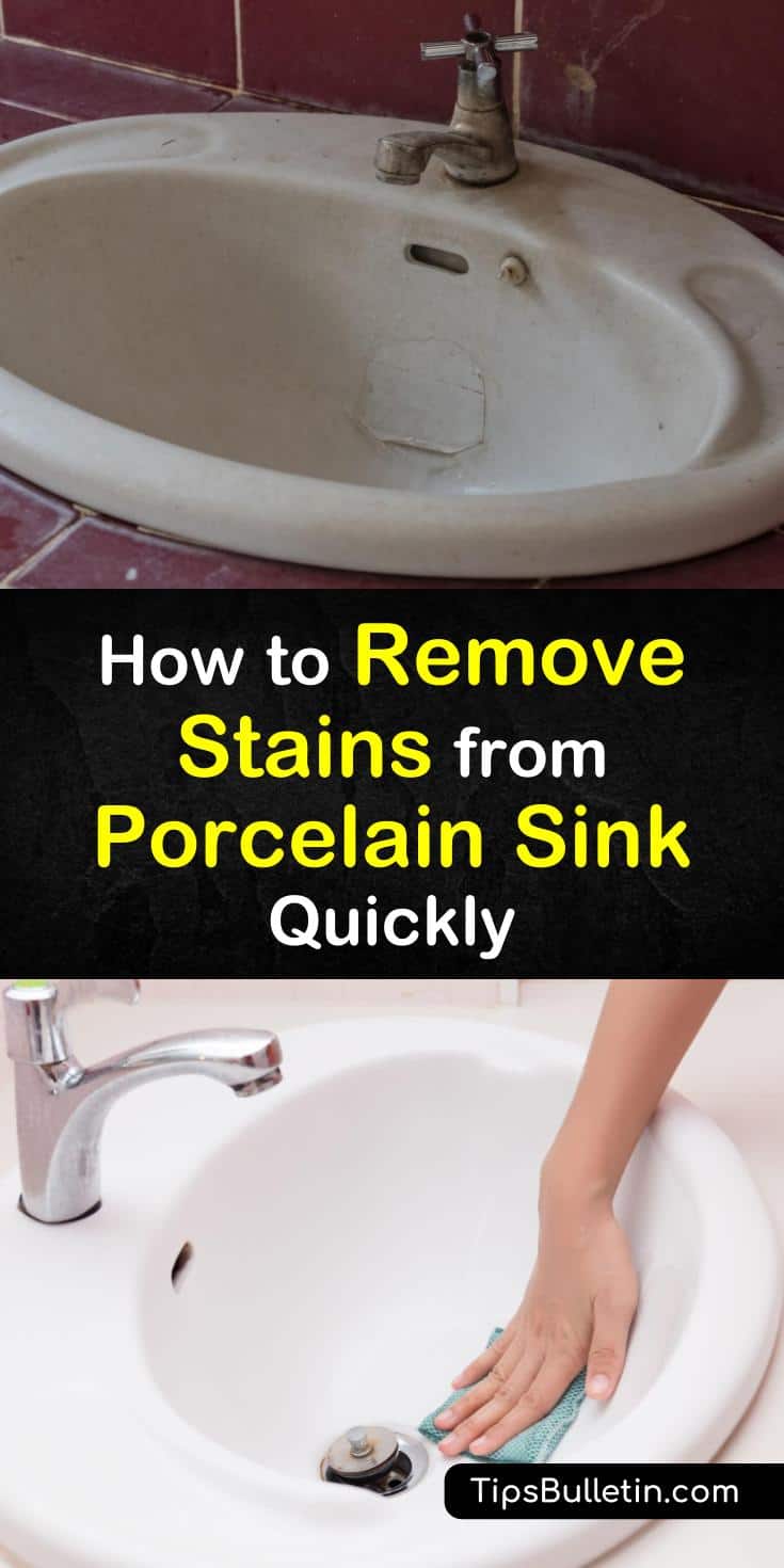 Discover how to remove scratches from your porcelain sink by using baking soda. We’ll also show you how to remove stains from porcelain sinks in the bathroom and kitchen using household ingredients. #porcelainsinkstainremover #removingstainsonporcelain #porcelainstainremover
