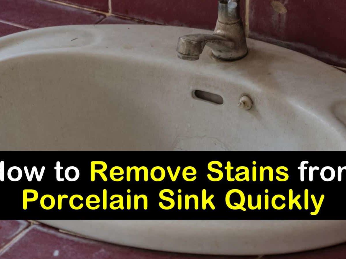 4 Incredible Ways To Remove Stains From A Porcelain Sink - How To Get Fingernail Polish Off Bathroom Sink