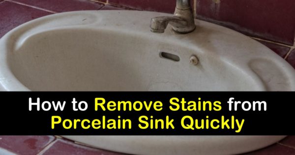 Remove Stains From A Porcelain Sink, How To Remove Stains From A Porcelain Bathtub