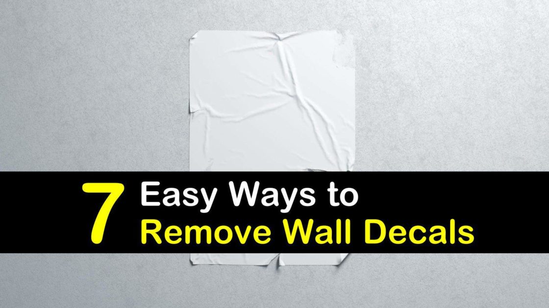 7 Easy Ways To Remove Wall Decals - Are Wall Stickers Easy To Remove