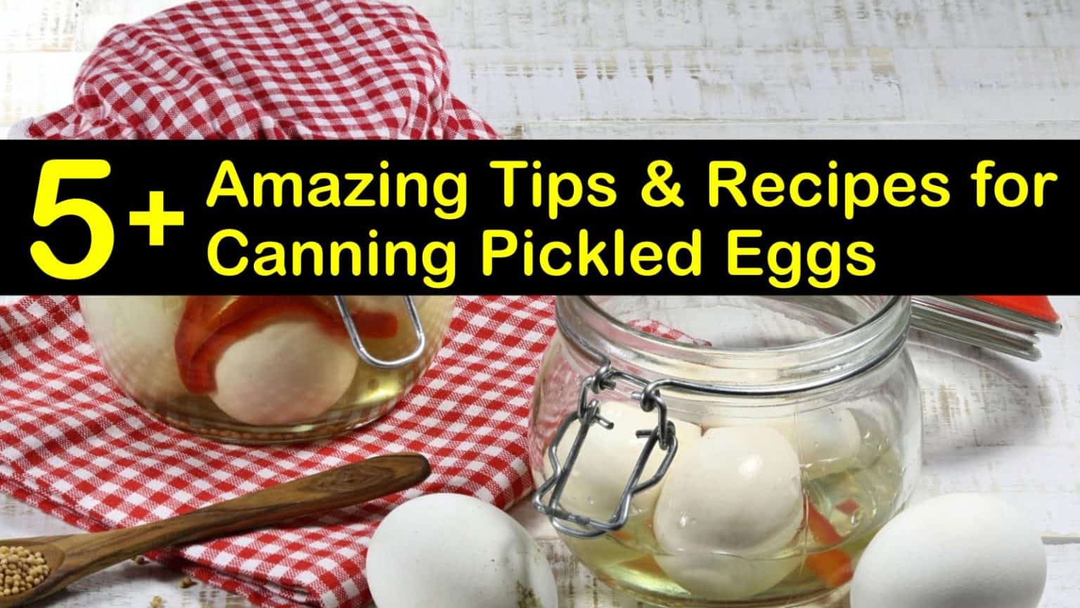 5+ Amazing Tips & Recipes for Canning Pickled Eggs