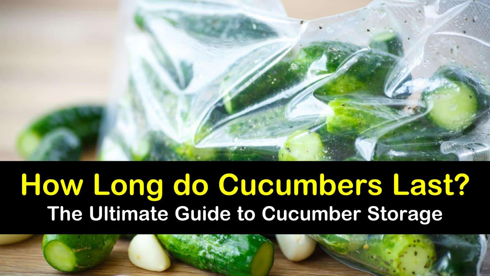 How Long Do Cucumbers Last The Ultimate Guide To Cucumber Storage